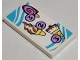 Part No: 87079pb1029  Name: Tile 2 x 4 with Popsicle, Ice Cream Cone and Drumstick Pattern (Sticker) - Set 41325