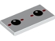 Part No: 87079pb1074  Name: Tile 2 x 4 with Black Eyes and 4 Red Ovals Pattern