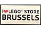 Lot ID: 404904287  Part No: 87079pb1169  Name: Tile 2 x 4 with 'I Heart LEGO STORE BRUSSELS' Pattern