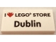 Lot ID: 364070091  Part No: 87079pb1171  Name: Tile 2 x 4 with 'I Heart LEGO STORE Dublin' Pattern