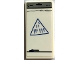 Part No: 87079pb1266  Name: Tile 2 x 4 with Flip Chart with Triangle, 9 Tally Marks and Blue Pen Pattern (Sticker) - Set 21336