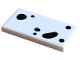 Part No: 87079pb1519  Name: Tile 2 x 4 with 7 Black Dalmatian Spots Pattern (Sticker) - Set 43271