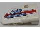 Part No: 87086pb055  Name: Technic, Panel Fairing # 2 Small Smooth Short, Side B with Blue, Red and White Stripes and 'A&P TRUCKING' Pattern (Sticker) - Set 8071