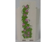 Part No: 87421pb042L  Name: Panel 3 x 3 x 6 Corner Wall without Bottom Indentations with Ivy Trunks with 10 Magenta Flowers Pattern 1 (Sticker) - Set 41055