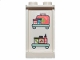 Part No: 87544pb063  Name: Panel 1 x 2 x 3 with Side Supports - Hollow Studs with Shelves, First Aid Kit and Drugs Pattern (Sticker) - Set 41424