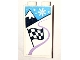 Part No: 87544pb079  Name: Panel 1 x 2 x 3 with Side Supports - Hollow Studs with Mountain, Snowflake and Checkered Flag Pattern (Sticker) - Set 41319