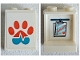 Part No: 87552pb129 Name: Panel 1 x 2 x 2 with Side Supports - Hollow Studs with Coral and Medium Azure Paw Print and Heart Beat on Outside and Hanging Medical Chart on Inside Pattern (Stickers) - Set 41445 Part No: 87552pb129 Name: Panel 1 x 2 x 2 with Side Supports - Hollow Studs with Coral and Medium Azure Paw Print and Heart Beat on Outside and Hanging Medical Chart on Inside Pattern (Stickers) - Set 41445