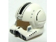 Part No: 87557pb01  Name: Minifigure, Headgear Helmet SW Clone Pilot with Open Visor and Black Markings Pattern