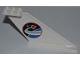 Part No: 87614pb003  Name: Tail 12 x 2 x 5 with Space Center Logo Pattern on Both Sides (Stickers) - Set 3367
