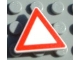 Part No: 892pb003  Name: Road Sign 2 x 2 Triangle with Clip with Yield Pattern