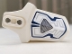 Part No: 90650pb001  Name: Hero Factory Shoulder Armor with Dark Blue and Silver Lines Pattern (Sticker) - Set 70788