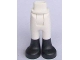 Lot ID: 393902235  Part No: 92253c00pb02  Name: Mini Doll Hips and Trousers with Back Pockets with Black Boots Pattern - Thick Hinge