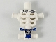 Part No: 93060pb06  Name: Torso Skeleton, Angular Rib Cage with Repaired Holes and Cracks and Blue Loincloth Pattern