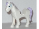 Part No: 93083c01pb06  Name: Horse with 2 x 2 Cutout with Blue Eyes and Face Decoration, Lavender Mane and Tail Pattern