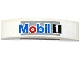 Part No: 93273pb046  Name: Slope, Curved 4 x 1 Double with 'Mobil 1' Pattern (Sticker) - Set 75912