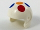 Part No: 93560pb02  Name: Minifigure, Headgear Helmet Sports / Flight with 5 Large Multicolor Polka Dots Pattern