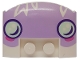 Part No: 93604pb004  Name: Wedge 3 x 4 x 2/3 Triple Curved with Smiling Face Headlights Pattern