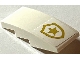Part No: 93606pb202 Name: Slope, Curved 4 x 2 with Gold Police Star Badge Logo Pattern (Sticker) - Set 60314 Part No: 93606pb202 Name: Slope, Curved 4 x 2 with Gold Police Star Badge Logo Pattern (Sticker) - Set 60314