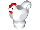 Part No: 95342pb01  Name: Chicken, Narrow Base with Black Eyes and Red Comb and Wattle Pattern