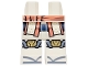 Part No: 970c00pb1791  Name: Hips and Legs with Coral Sash, Robe Ends with Dark Blue Hem, Gold Knee Pads and Sand Blue Toes Pattern