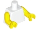 Part No: 973c011  Name: Torso Plain / Yellow Arms / Yellow Hands