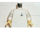 Part No: 973p09c01  Name: Torso Boat Anchor Logo Pattern / White Arms / Yellow Hands