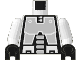 Lot ID: 383511035  Part No: 973p63c02  Name: Torso Space Robot Pattern (Exploriens) / White Arms / Black Hands