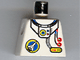 Part No: 973pb0026  Name: Torso Space Port Logo, Tube and Two Red Buttons Pattern