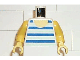 Lot ID: 391600461  Part No: 973pb0128c01  Name: Torso Horizontal Blue and Light Green Stripes Pattern / Yellow Arms / Yellow Hands