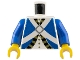Part No: 973pb0204c01  Name: Torso Pirate Imperial Soldier Pattern / Blue Arms / Yellow Hands