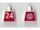 Part No: 973pb0383  Name: Torso Soccer FC Bayern #24 Pattern (Sticker)