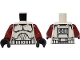 Lot ID: 409055648  Part No: 973pb0510c03  Name: Torso SW Armor Clone Trooper Pattern (Clone Wars) / Dark Red Arms / Black Hands