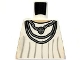 Lot ID: 222310990  Part No: 973pb0611  Name: Torso SW Robe with Silver Necklace Pattern