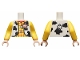 Part No: 973pb0636c99  Name: Torso Western Outfit Male with Sheriff Star Pattern (Woody) / Yellow Arms Long / Light Nougat Hands