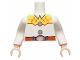 Lot ID: 402705705  Part No: 973pb0637c99  Name: Torso Western Outfit Female Pattern (Jessie) / White Arms Long / Light Nougat Hands