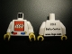 Lot ID: 388423679  Part No: 973pb0641c01  Name: Torso LEGO World Denmark 2010 Pattern / White Arms / Yellow Hands
