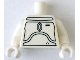 Part No: 973pb0656c01  Name: Torso SW Mandalorian Armor Plates Pattern (White Boba Fett Concept Design) / White Arms / White Hands