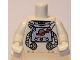 Part No: 973pb0669c01  Name: Torso Space with Classic Space Logo and Tubes Pattern / White Arms / White Hands