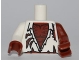 Lot ID: 268539611  Part No: 973pb0851c01  Name: Torso Shirt Tattered with Werewolf Hairy Chest Pattern / Reddish Brown Arm Left / White Arm Right / Reddish Brown Hands