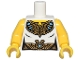 Lot ID: 385768591  Part No: 973pb0922c01  Name: Torso Female Tunic with Egyptian Royal Seal and Belt Pattern / Yellow Arms / Yellow Hands