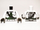 Lot ID: 281115428  Part No: 973pb1057c01  Name: Torso SW Armor Clone Trooper with Shoulder Belt and Dark Green Markings Pattern / White Arms / Black Hands