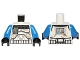 Lot ID: 415424799  Part No: 973pb1299c01  Name: Torso SW Armor Captain Rex, Dirt Stains and Tally Marks Pattern (Clone Wars) / Blue Arms / Black Hands