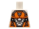 Part No: 973pb1332  Name: Torso Space with Orange and Silver Battle Mech Pattern