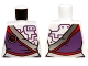 Lot ID: 256806363  Part No: 973pb1580  Name: Torso Ninjago Dress with Silver Sash and Purple Circuitry Pattern