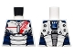 Part No: 973pb1938  Name: Torso Dark Blue Armor with Red Avengers Logo Pattern (Iron Legion)