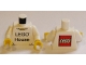 Part No: 973pb1959c01  Name: Torso 'LEGO House' Front and LEGO Logo on Back Pattern / White Arms / Yellow Hands