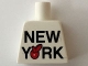Part No: 973pb2326  Name: Torso 'NEW YORK' Big Red Apple Pattern