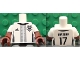 Lot ID: 387806932  Part No: 973pb2381c01  Name: Torso Soccer Shirt with Adidas Logo, 4 Stars and Eagle Front, 'BOATENG 17' Back Pattern / Reddish Brown Arms with Molded White Short Sleeves Pattern / Reddish Brown Hands