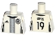 Part No: 973pb2383  Name: Torso Soccer Shirt with Adidas Logo, 4 Stars and Eagle Front, 'GÖTZE 19' Back Pattern