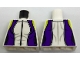 Part No: 973pb2675  Name: Torso Female Outline, Dark Purple Sides, Lime Shoulders and Zipper Front Pattern